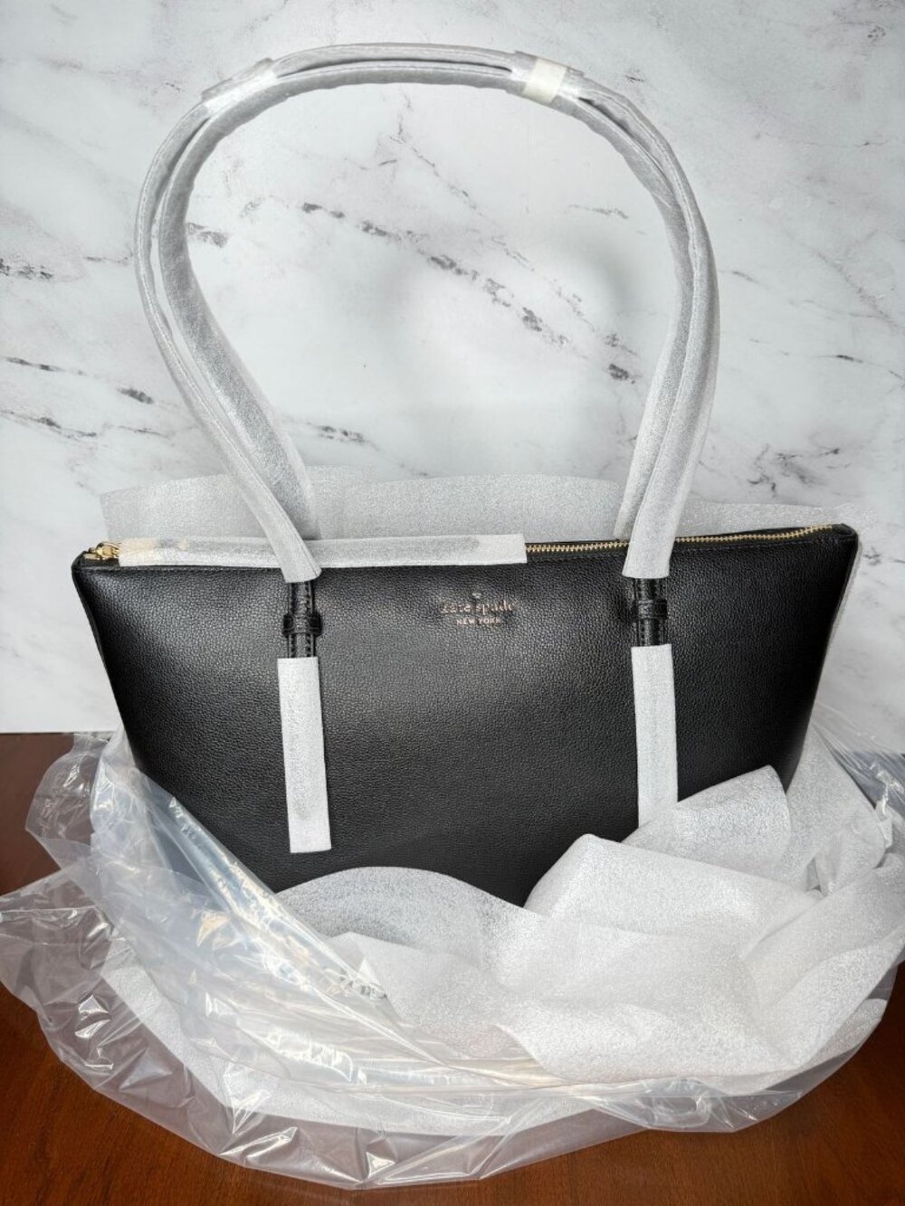 Kate Spade Women’s All Day Leather Tote Bag - Black - Picture 6 of 8